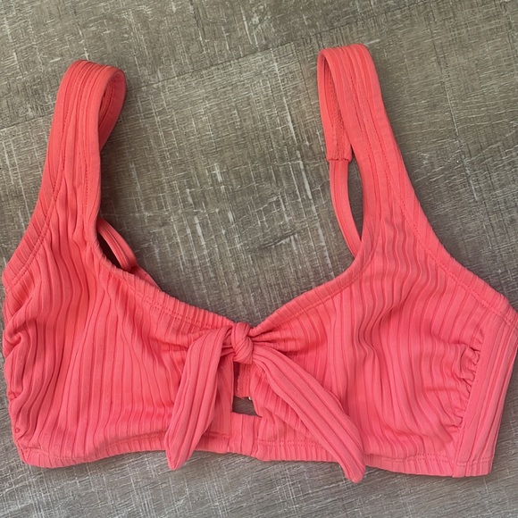 Xhilaration Coral Bralette top and bottom - Picture 6 of 10